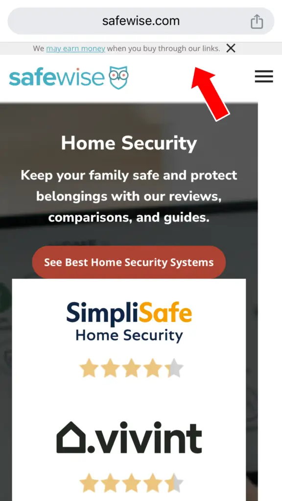 safewise affiliate disclosure adt authorized dealers near me